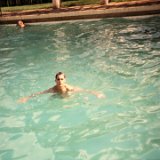 "Tom Wakins - ABtry 6/27th Arty - at Frenchman's Quan Loi Pool - Quan Loi 1968"